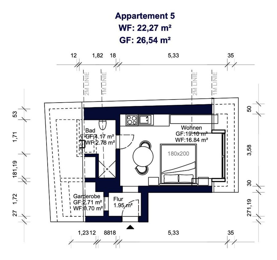Grundriss Wohnung 5